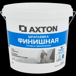 Шпатлевка Axton финишная цвет белый 5 кг 1