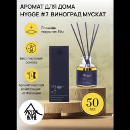 Ароматический диффузор Arida Home Hygge 7 Виноград мускат 50 мл 2