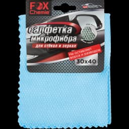 Салфетка для стекол Fox Chemie микрофибра 400x300 мм 4