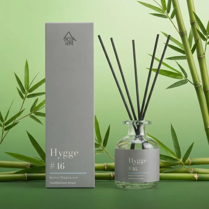 Ароматический диффузор Arida Home Hygge 16 Бамбуковая роща 100 мл 1