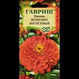Семена цветов Гавриш цинния Исполин лососевый 1