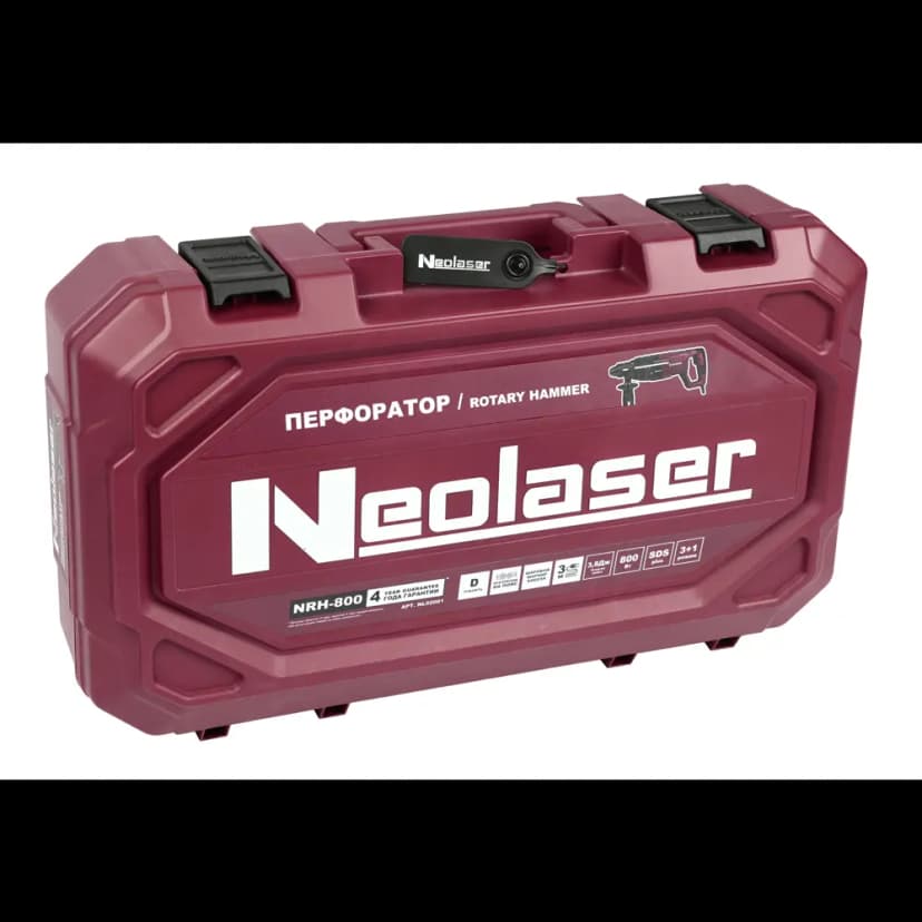 Перфоратор сетевой SDS-plus Neolaser NRH-800, 800 Вт, 3.8 Дж 13