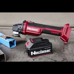 УШМ аккумуляторная бесщеточная Neolaser ACCUM2, 20 В Li-ion 2x4 Ач, 125 мм 21