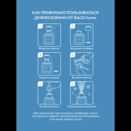 Ароматический диффузор Bago Home Шторм 45 мл 8