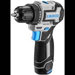 Дрель-шуруповерт аккумуляторная бесщеточная Deko SHARKER12VPRO, 12 В Li-ion 2x2 Ач 2