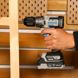 Дрель-шуруповерт аккумуляторная бесщёточная Deko ZKCD20V, 20 В Li-ion 2x2 Ач 11