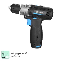 Дрель-шуруповерт аккумуляторная Deko ZKCD12V PRO 084-1015, 12 В Li-ion 2x2 Ач 1