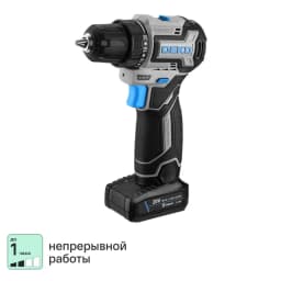 Дрель-шуруповерт аккумуляторная бесщеточная Deko Sharker Pro 084-1035, 20 В 2x2 Ач 1