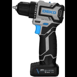 Дрель-шуруповерт аккумуляторная бесщеточная Deko Sharker Pro 084-1035, 20 В 2x2 Ач 2