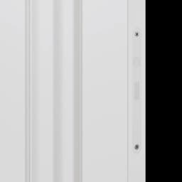 Дверь межкомнатная глухая Диана 1 60x230 см эмаль цвет белый с замком и петлями 4