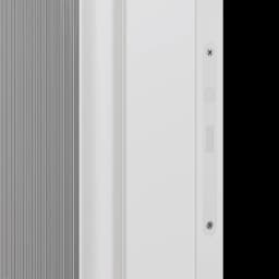 Дверь межкомнатная со стеклом Диана 2 70x230 см эмаль цвет белый с замком и петлями 4