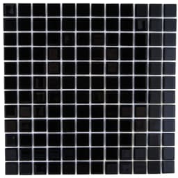 Мозаика стеклянная KREAFORTA черная 300x300x4 мм 2