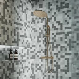 Мозаика керамическая KREAFORTA серый микс 300x300x6 мм 1