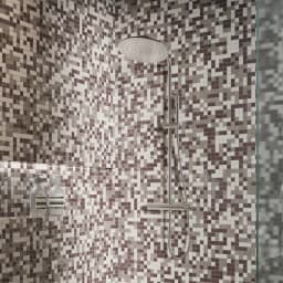 Мозаика стеклянная KREAFORTA бежевый микс 300x300x4 мм 1