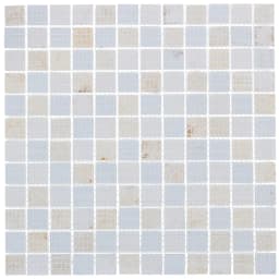 Мозаика стеклянная KREAFORTA бежевая 300x300x4 мм 4