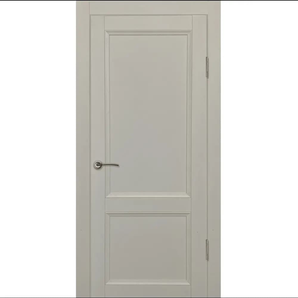Комплект двери Рондо глухая 80x200 см Hardflex цвет серый жемчуг без доборов