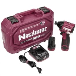 Винтоверт ударный аккумуляторный бесщеточный Neolaser NIS-20-ACCUM2, 16 В Li-ion 2x2 Ач 2