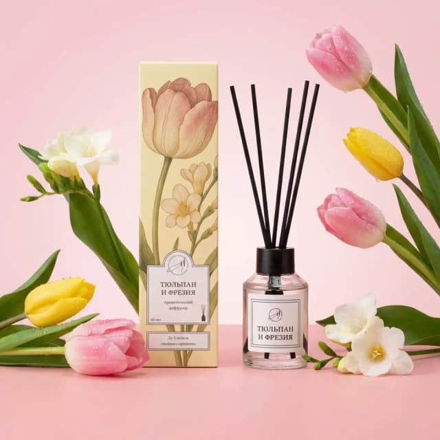 Ароматический диффузор Aroma Harmony Тюльпан и фрезия 60 мл