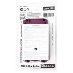 Аккумулятор Neolaser NB-20-6.0, 20 В Li-ion 6 Ач 12