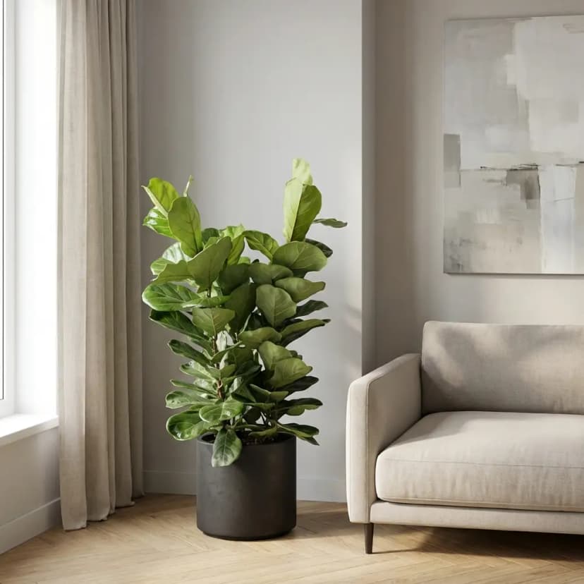 Фикус Лирата 3 в 1 ø21 h80 см 1