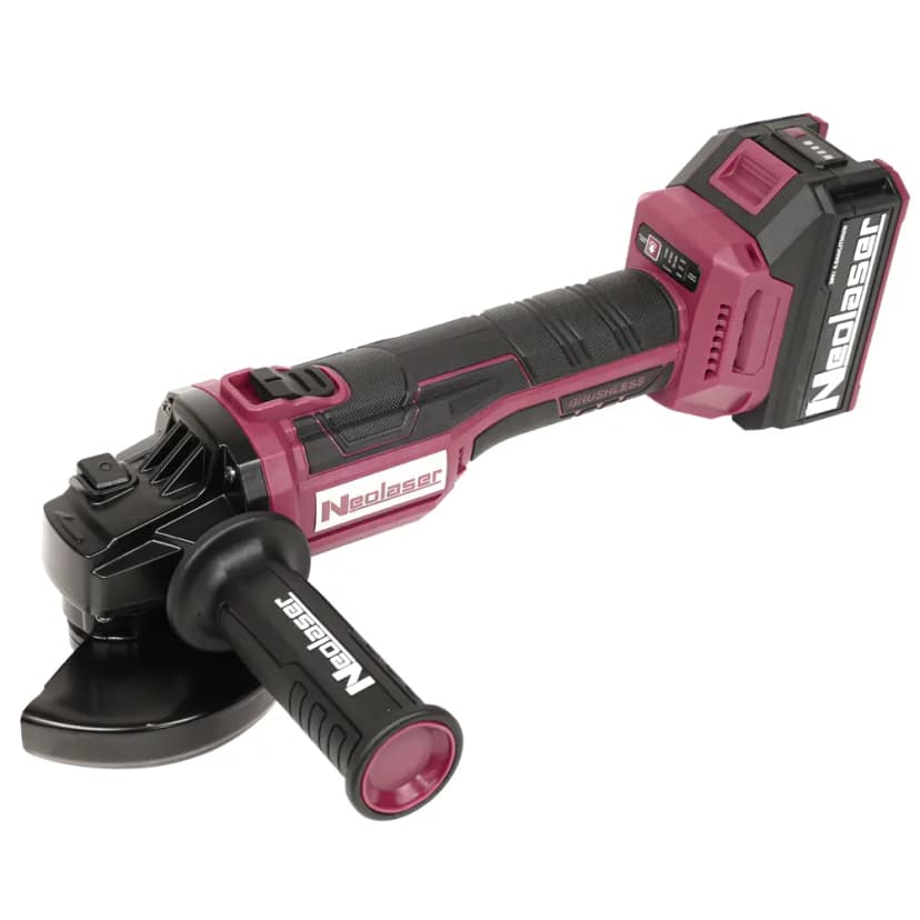 УШМ аккумуляторная Neolaser NAG125ACCUM2, 20 В Li-ion 2x4 Ач, 125 мм 3