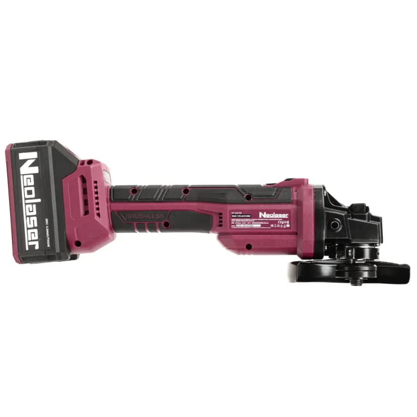 УШМ аккумуляторная Neolaser NAG125ACCUM2, 20 В Li-ion 2x4 Ач, 125 мм 6