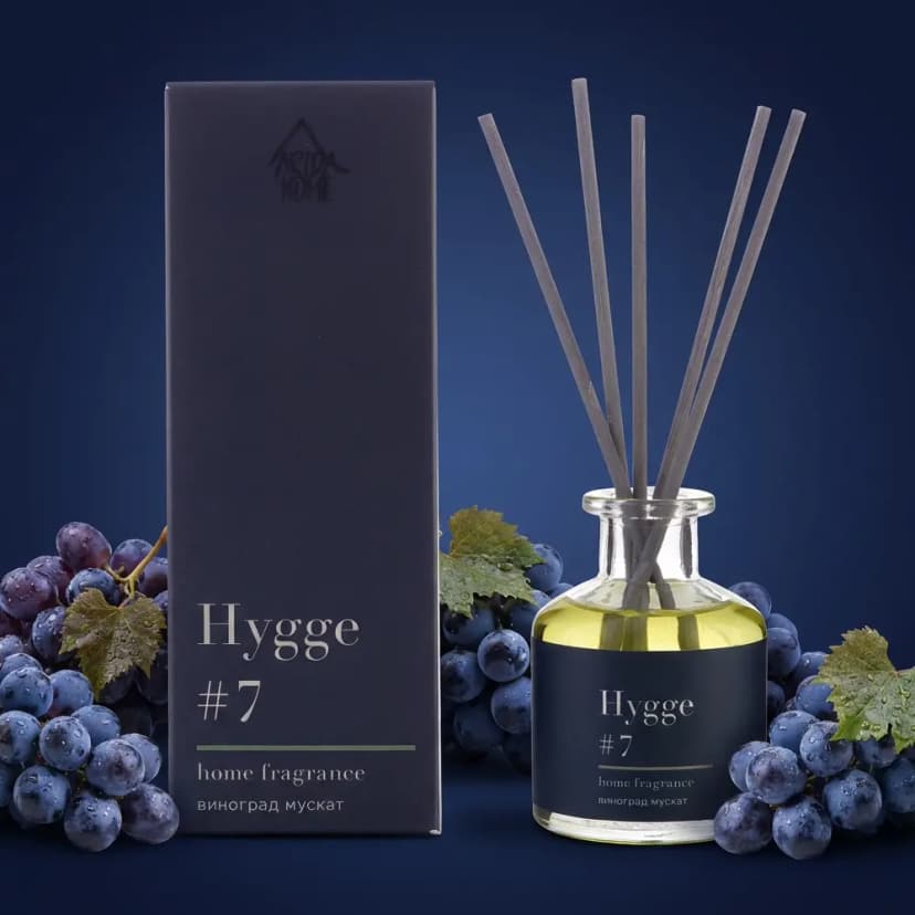 Ароматический диффузор Arida Home Hygge 7 Виноград мускат 50 мл 1