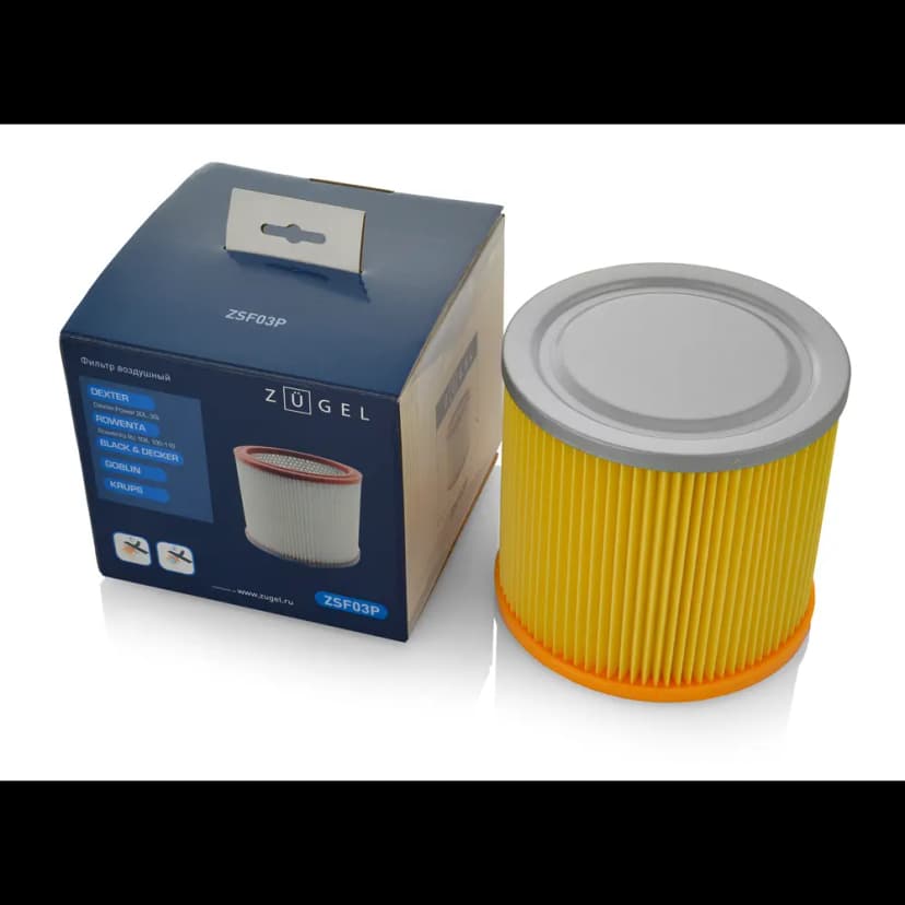 Фильтр воздушный Zugel ZSF03P, для пылесосов Dexter/Rowenta/Black&Decker 9