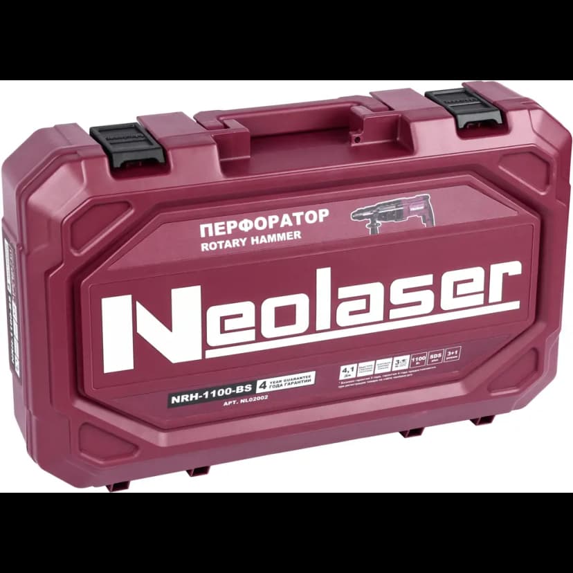 Перфоратор сетевой SDS-plus Neolaser NRH-1100-BS, 1100 Вт, 4.1 Дж 17