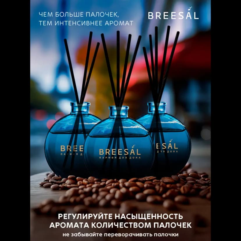 Ароматический диффузор Breesal Voyage Французский кофе 70 мл 5